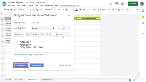 avery label merge google sheets|mail merge google docs labels.